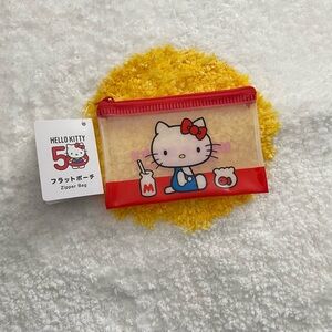 Hello Kitty Red and Yellow Zipper Bag